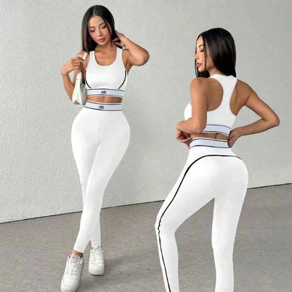 Women 2-Piece Yoga Set Bra & High Waist Leggings