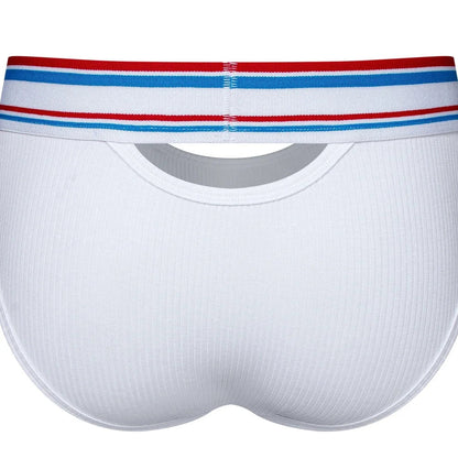 Men's Briefs Slip Sexy Men Underwear Brief Hollow U Convex Cotton Man Underpants Comfortable Cuecas Masculinas Sissy Panties
