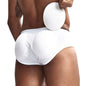JOCKMAIL Sexy Men padded hip and butt underwear push up cup bulge enhancing underwear gay men underwear briefs includes 2 pads