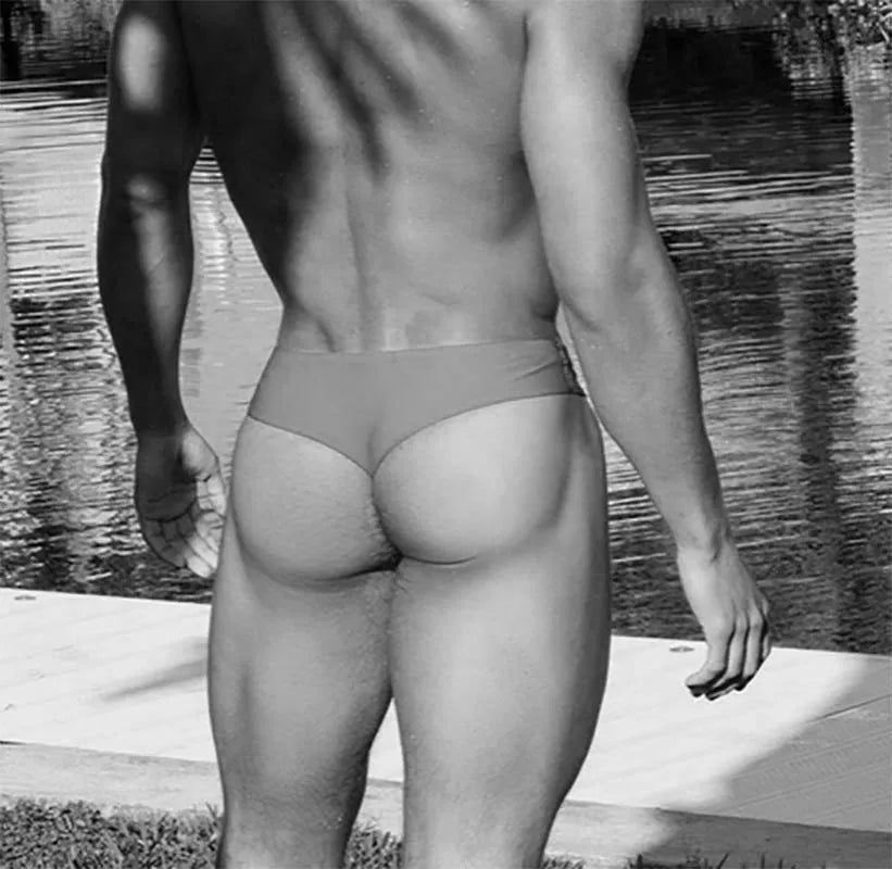 Men's Micro Boxers Mini Bikini Briefs Underwear Slip Bulge Pouch Breathable Smooth Beach Trunks Stretchy Panties Low Rise Soft