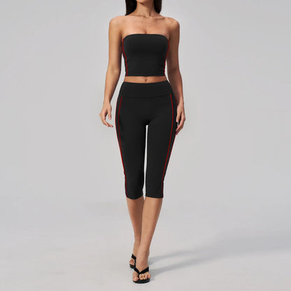2PCS Yoga Clothes Athletic Wear Women Tracksuit Pilates Fitness Suit Workout Set Push Up Sports Bra High Waist Pants Gym Outfits