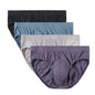4 Pcs/Lot Men's 100% Cotton Breathable Briefs Comfortable Male Underwear Lingerie Panties Underpants Plue Size Xl -5Xl