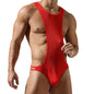 Sexy Men Underwear T-Back Bodysuit Jumpsuit Stretch Nylon Man Harness Men's Thongs Jockstrap Sissy Tanga Hombre Slip Lingerie