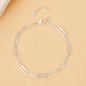 925 Sterling Silver Hollow Heart Bracelets for Women Girls Vintage
