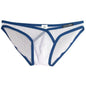 BRAVE PERSON Briefs for Men Underwear Sexy Transparent Underwear Low waist V-type Mesh Briefs Men Underpants B1149