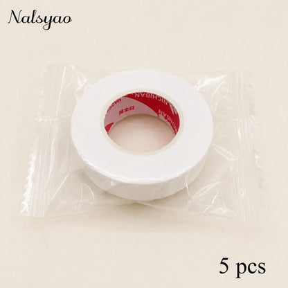 5PCS Eyelashes Extension Tape Micropore Breathable Non-woven Cloth Adhesive Lifting Lash Accessories Tools Colorful Makeup