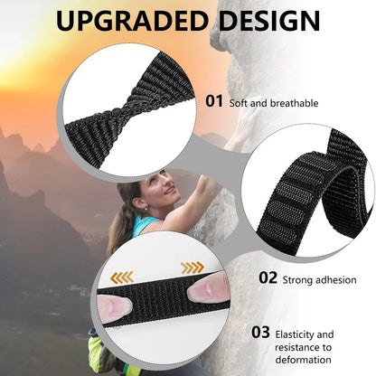 Garmin QuickFit 22/26mm Nylon Loop Band, Solid or Camo