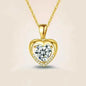 Eternal Heart Love Necklace Women's High End Stainless Steel Clavicle Chain Accessories Jewelry Valentine's Day Gift