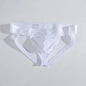 Jockmail Mens Thong Bikini Jockstrap Briefs Mens Panties Sexy Transparent Ice Silk Gay Underwear Sissy Calzoncillos Hombre Slip