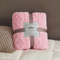 Fluffy Coral Velvet Throw Blanket – Soft Plush & Warm, Thickened Flannel, Comfortable for  Air-Conditioned Room, Luxury Decor