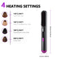 Cordless Hair Brush Straightener Electric Hot Heating Brush Negative Ion Hair Straightening Styling Comb Smoothing Nourish Hair