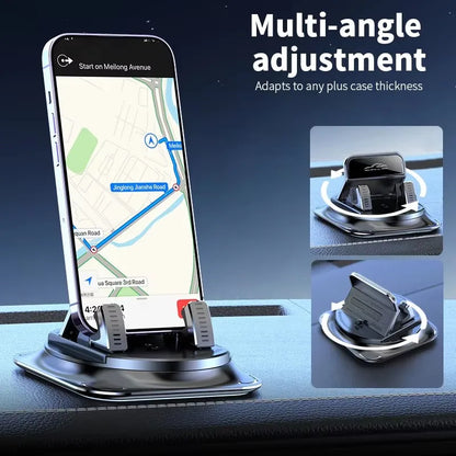 Car Phone Mount Anti Slip Silicone Dashboard Phone Holder 360-Degree