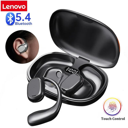 Lenovo Sports Bluetooth 5.3 Wireless Earphones HiFi 9D Stereo Waterproof TWS Touch Control Noise Cancelling Bone Conduction Earp