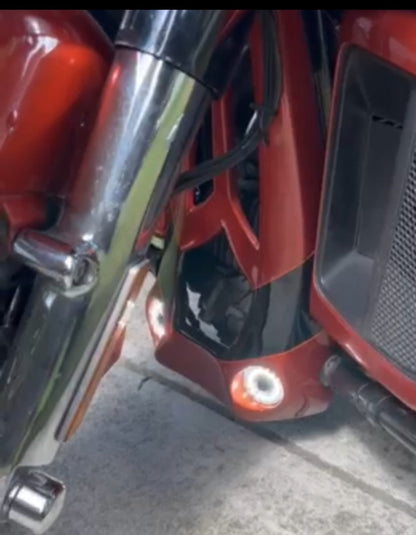 00-2020 Harley chin spoiler NON RAKED