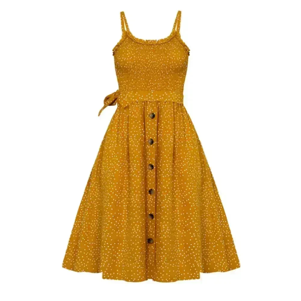 Polka Dot Maxi Dress – Light & Flowy Summer Dress