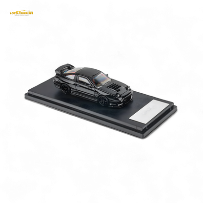 MicroTurbo 180SX Type X Metallic Black MIYABI 1:64