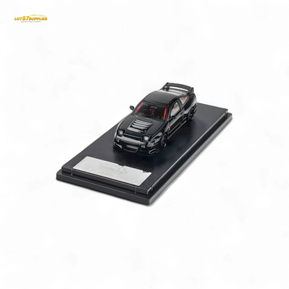 MicroTurbo 180SX Type X Metallic Black MIYABI 1:64