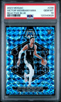 Graded 2023 Panini Mosaic Victor Wembanyama #238 Reactive Blue Rookie RC Basketball Card PSA 10 Gem Mint