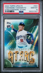 Graded 2024 Topps Update Yoshinobu Yamamoto #SS1 Stratospheric Stars Rookie RC Baseball Card PSA 10 Gem Mint