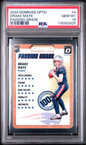 Graded 2024 Panini Donruss Optic Drake Maye #4 Passing Grade Rookie RC Football Card PSA 10 Gem Mint