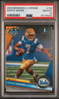 Graded 2023 Topps Bowman U Chrome Dante Moore #133 Rookie RC Football Card PSA 10 Gem Mint