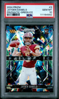 Graded 2024 Panini Prizm Jayden Daniels #3 Prizmatic Green Ice Rookie RC Football Card PSA 10 Gem Mint