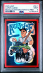 Graded 2025 Leaf Aaron Judge #MI1 Metallic Imaginations Series 2 Red /199 Baseball Card PSA 9 Mint