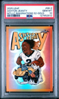 Graded 2025 Leaf Ashton Jeanty #MI2 Metallic Imaginations Series 2 Gold /99 Rookie RC Football Card PSA 10 Gem Mint