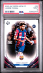 Graded 2023 Topps UEFA CC Lamine Yamal #64 Rookie RC Soccer Card PSA 9 Mint