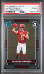 Graded 2024 Panini Donruss Optic Jayden Daniels #2 2014 Retro Series Rookie RC Football Card PSA 10 Gem Mint