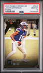 Graded 2020 Panini Chronicles Justin Jefferson #PA23 Panini Rookie RC Football Card PSA 10 Gem Mint