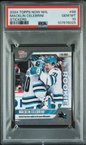Graded 2024 Topps Now NHL Macklin Celebrini #88 Stickers Rookie RC Hockey Card PSA 10 Gem Mint