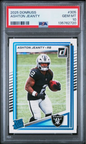 Graded 2025 Panini Donruss Ashton Jeanty #305 Rookie RC Football Card PSA 10 Gem Mint