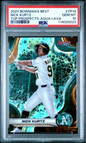 Graded 2024 Topps Bowmans Best Nick Kurtz #TP14 Top Prospects Aqua Lava /199 Rookie RC Baseball Card PSA 10 Gem Mint