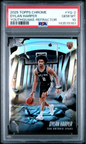 Graded 2025 Topps Chrome Dylan Harper #YQ2 Youthquake Refractor Rookie RC Basketball Card PSA 10 Gem Mint