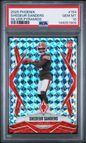 Graded 2025 Panini Phoenix Shedeur Sanders #154 Silver Pyramids Rookie RC Football Card PSA 10 Gem Mint