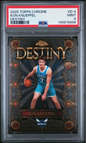 Graded 2025 Topps Chrome Kon Knueppel #D4 Destiny Rookie RC Basketball Card PSA 9 Mint