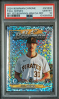 Graded 2024 Topps Bowman Chrome Paul Skenes #M1B36 My 1st Bowman Mini Diamond Refractor Rookie RC Baseball Card PSA 10 Gem Mint