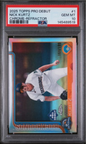 Graded 2025 Topps Pro Debut Nick Kurtz #1 Chrome Refractor /199 Rookie RC Baseball Card PSA 10 Gem Mint
