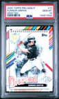 Graded 2025 Topps Pro Debut Konnor Griffin #17 Drafted Rookie RC Baseball Card PSA 10 Gem Mint