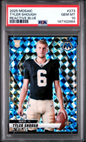 Graded 2025 Panini Mosaic Tyler Shough #273 Reactive Blue Rookie RC Football Card PSA 10 Gem Mint
