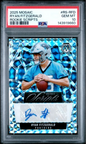 Graded 2025 Panini Mosaic Ryan Fitzgerald #RS-RFD Rookie Scripts Rookie RC Football Card PSA 10 Gem Mint