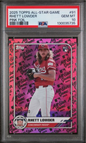 Graded 2025 Topps All Star Game Rhett Lowder #91 Pink Foil /250 Rookie RC Baseball Card PSA 10 Gem Mint