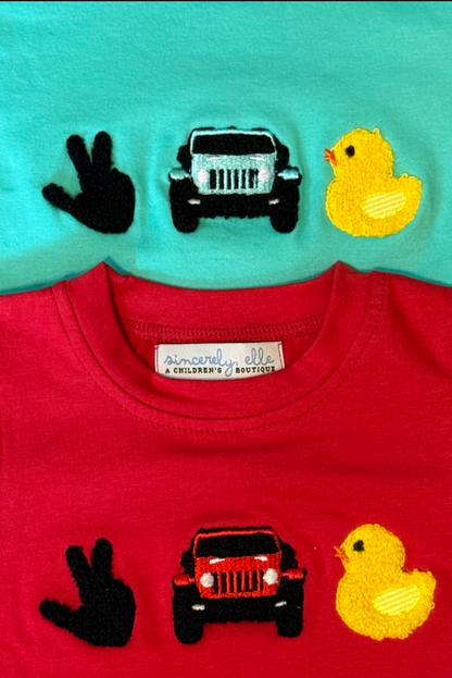 Girls Beep Beep Pants Set