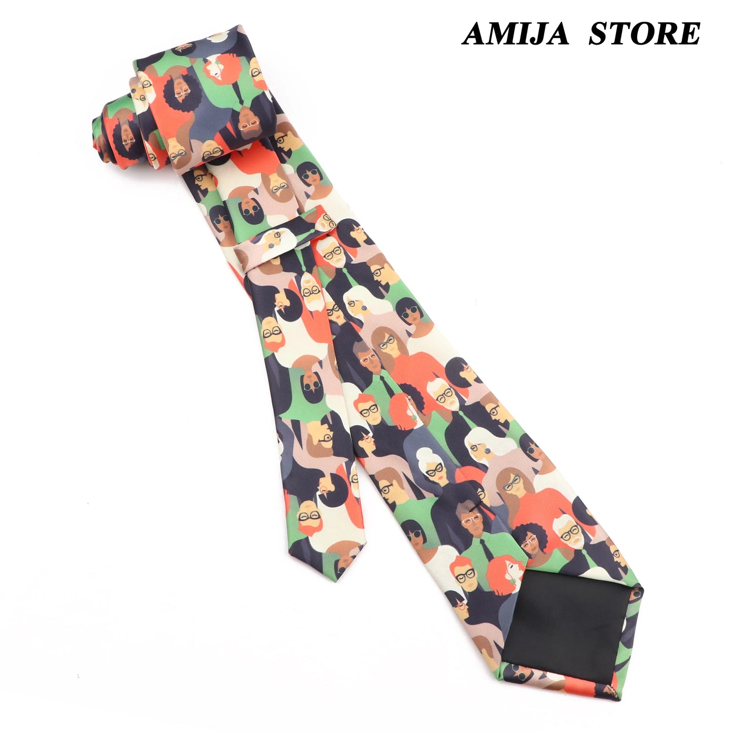 Vintage Imitation Silk Ties Men's Fashion 8cm Graffiti Painting Floral Necktie For Men Wedding Business Soft Printing Tie Wed Gi