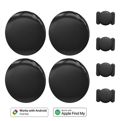 1/4-pack For Apple Find My/Google Find Hub Tracker Strong Magnetic Waterproof Anti-lost Finder Device For IOS/Google Smart Tag