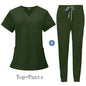 Unisex V-Neck Scrub Set with Jogger Pants