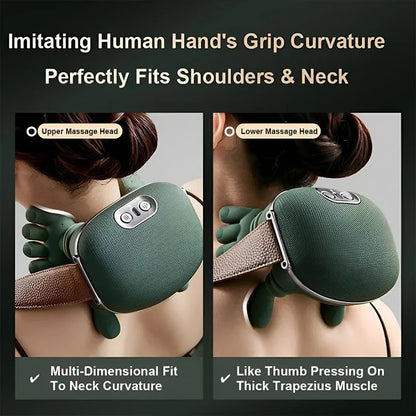 Bionic Neck Shoulder Massager N7 Kneading Massager Shawl 3-Level Modes