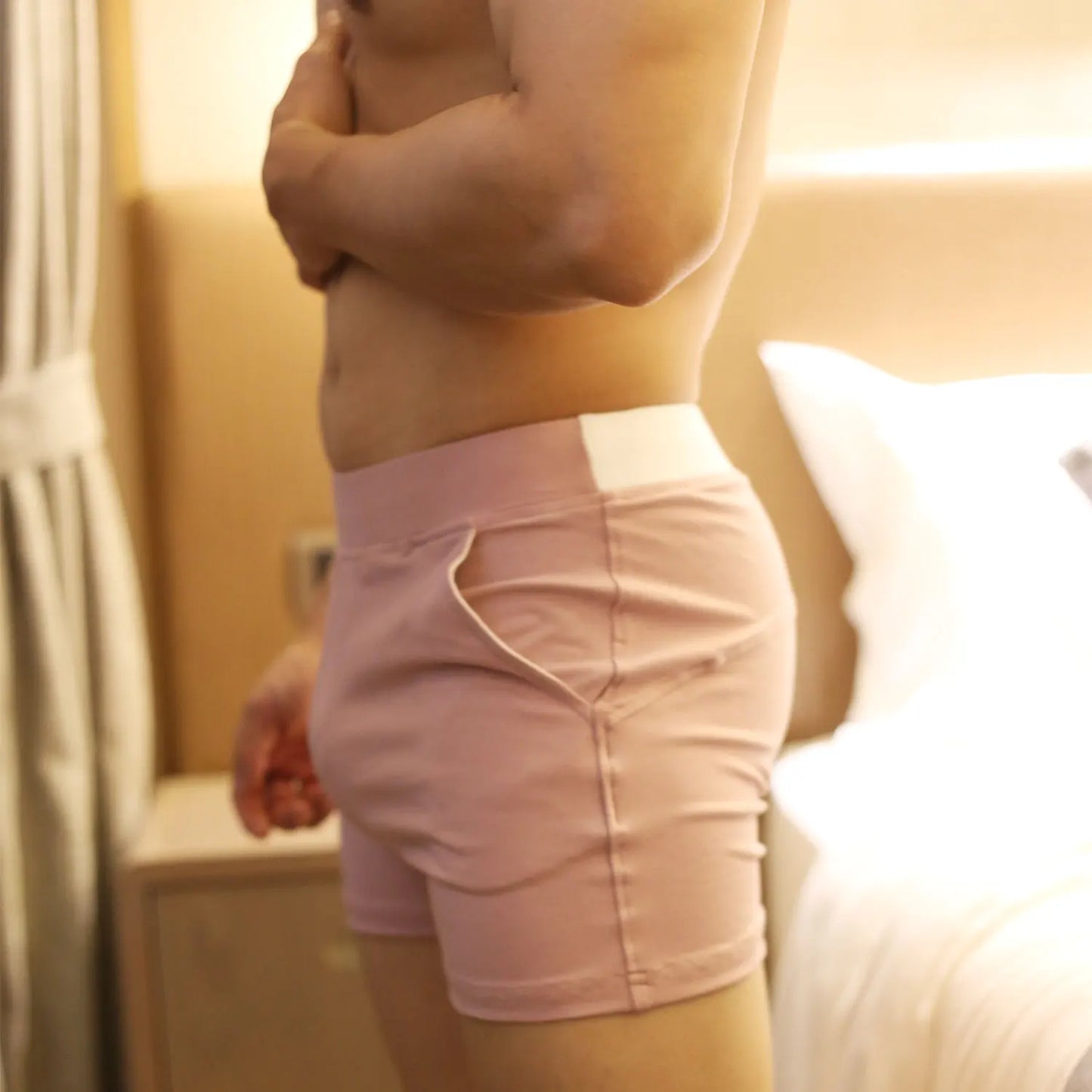 Men's Underwear Boxer Trunks UXH High Quality Men Underwear Shorts Brand Gay Man Boxers Home Sleepwear Sport Shorts Pants