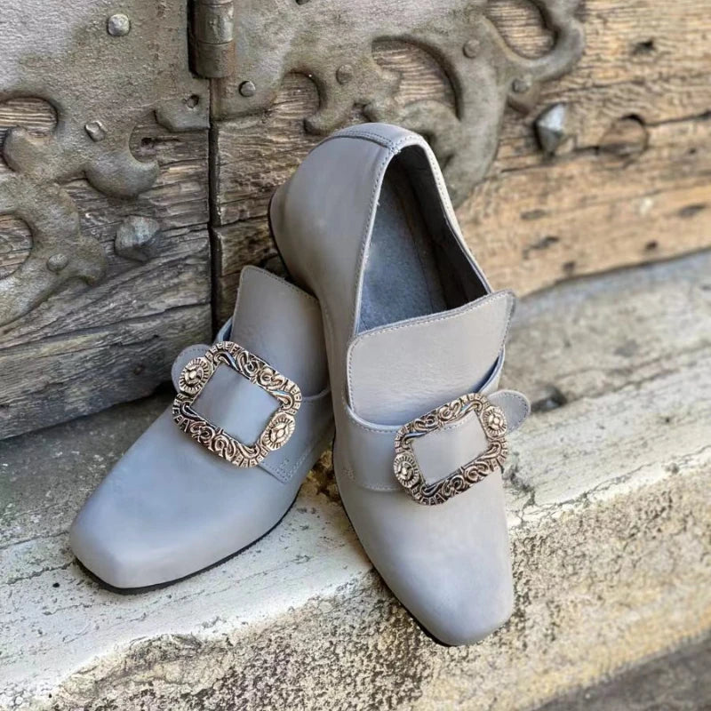 New Men's Shoes Victoria Retro Women High Heels Medieval Renaissance